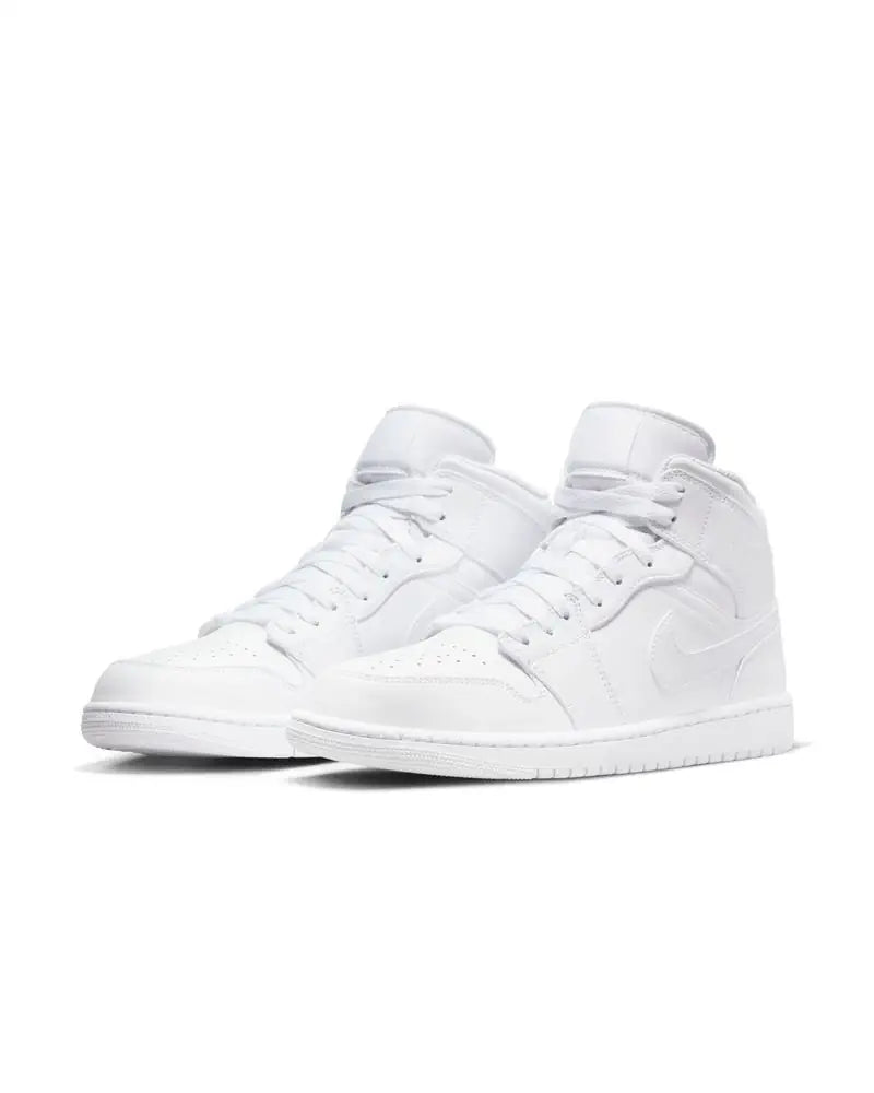 Air Jordan 1 Mid "Triple White"